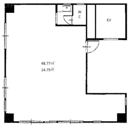 京橋宏陽ビル4F 間取り図