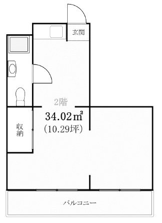 MI西新宿202 間取り図
