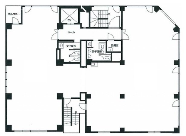 楠本第2ビル2F 間取り図