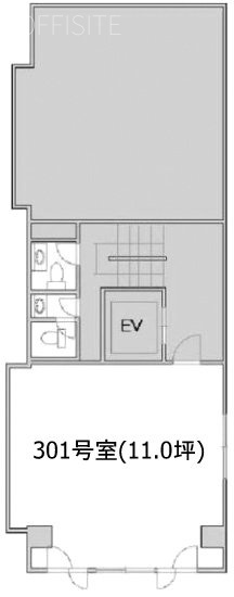 麻布永坂ビル301 間取り図