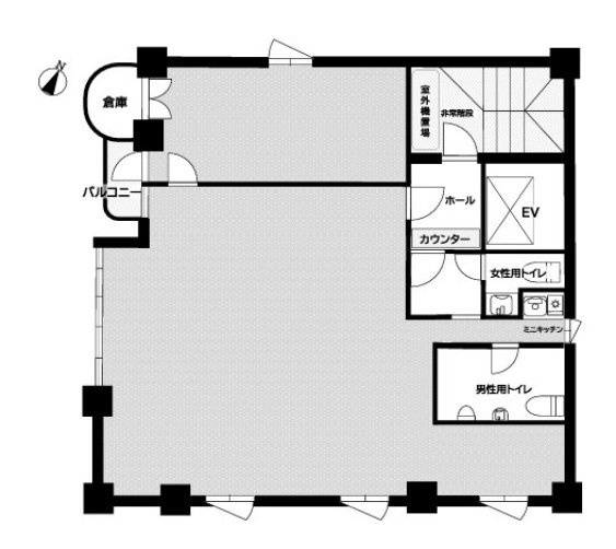 シンク白山ビル7F 間取り図