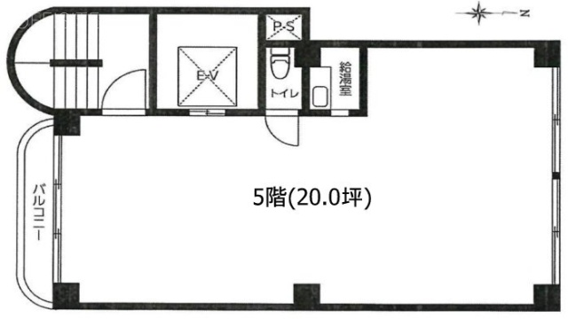 デリス第2ビル5F 間取り図