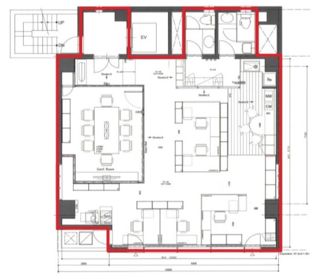 オーセンティック半蔵門4F 間取り図