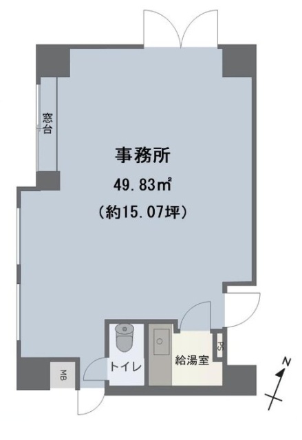 GREENPARK日本橋参番館1F 間取り図