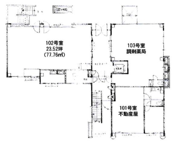 加瀬ビル223(旧 YKビル)102 間取り図