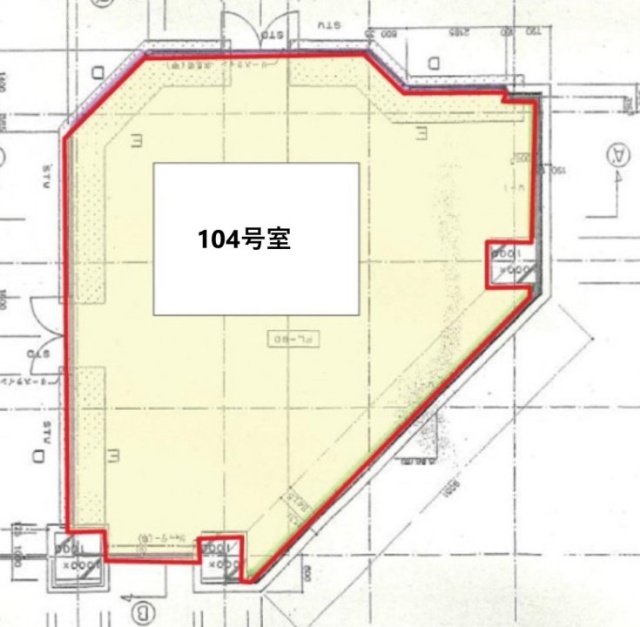 聖路加タワー104 間取り図
