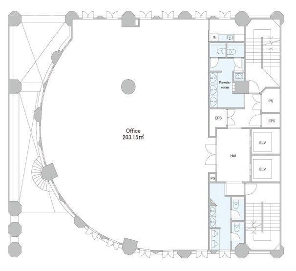 HANAIビル3F 間取り図