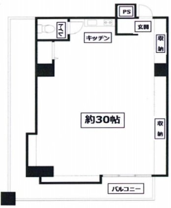 麹町パレス3F 間取り図