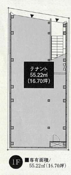 Bespoke Apartmentビル1F 間取り図