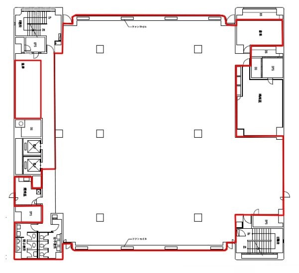 青山サンクレストビル8F 間取り図