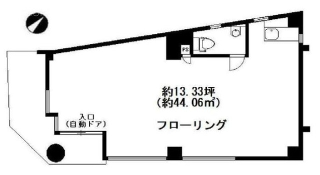 Solana六本木1F 間取り図