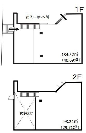 ザ・タワーズ台場(イースト)1F~2F 間取り図