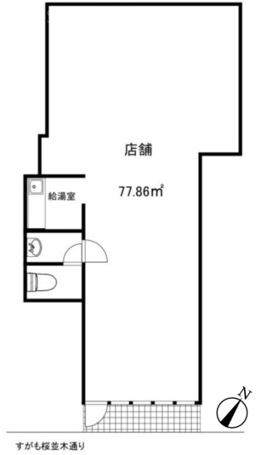 バロンハイツ巣鴨ビル103 間取り図