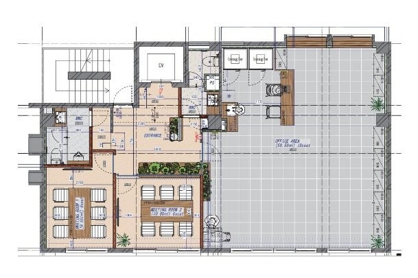 THE GATE 小伝馬町6F 間取り図