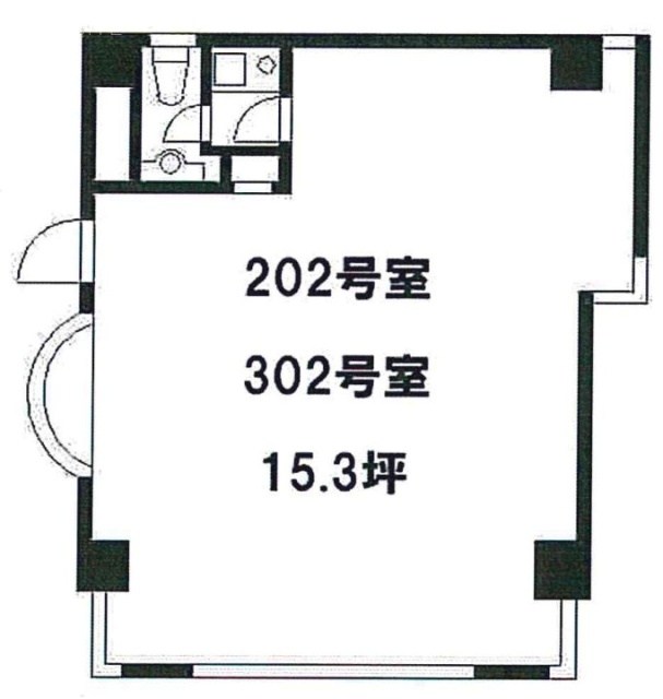赤坂TKビル202 間取り図