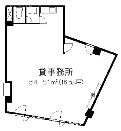 NOAビル502 間取り図