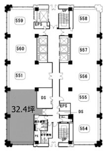 有楽町電気ビル南館5F 間取り図