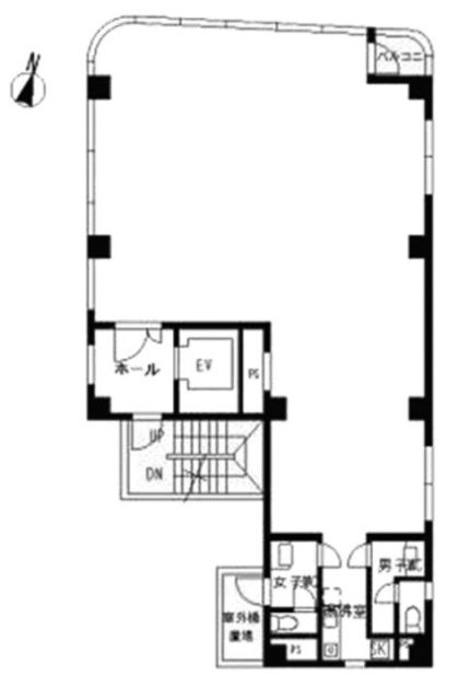 乃木坂ミツワビル5F 間取り図