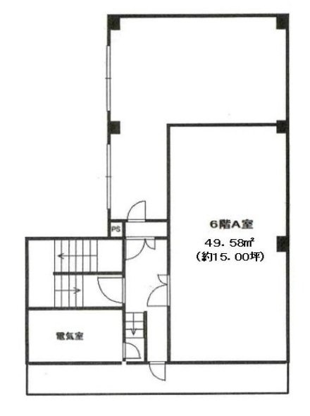 藤井第一ビルA 間取り図