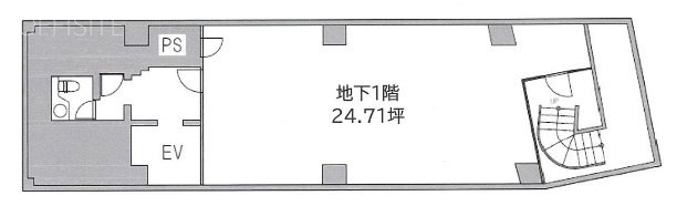 エムジー小伝馬町ビルB1F 間取り図