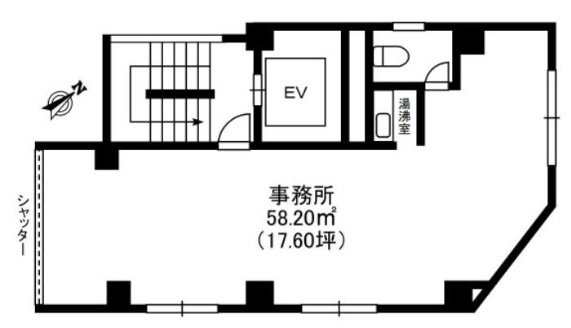 富岳ビル1F 間取り図