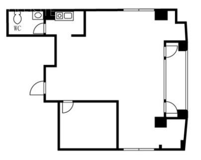 ゴールド赤坂6F 間取り図
