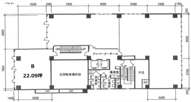 産報佐久間ビルB 間取り図