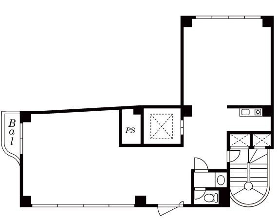 アザブビルディングNo.35F 間取り図