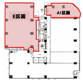 メットライフ新横浜ビルE 間取り図