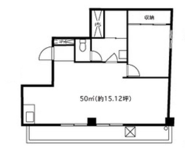 徳力ビル3F 間取り図