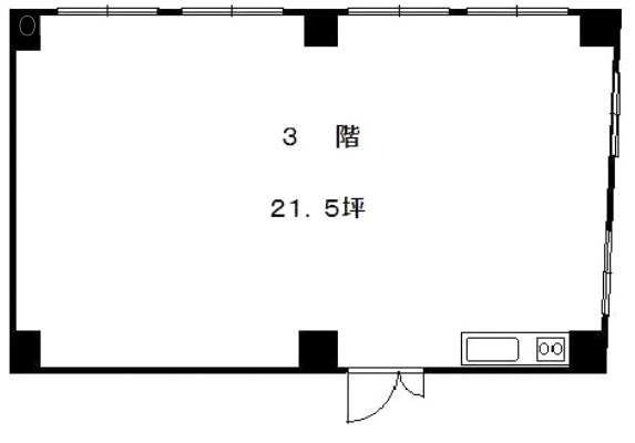 六興ビル3F 間取り図
