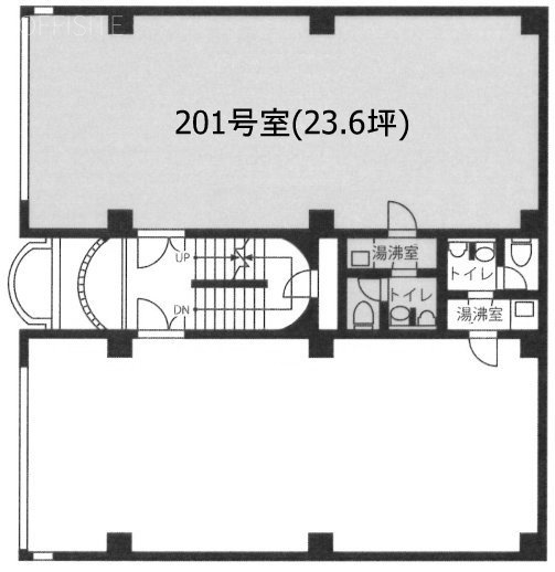 ルカルティエ桜丘201 間取り図
