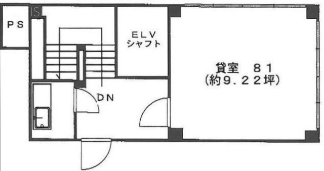 喜助内神田ビル81 間取り図