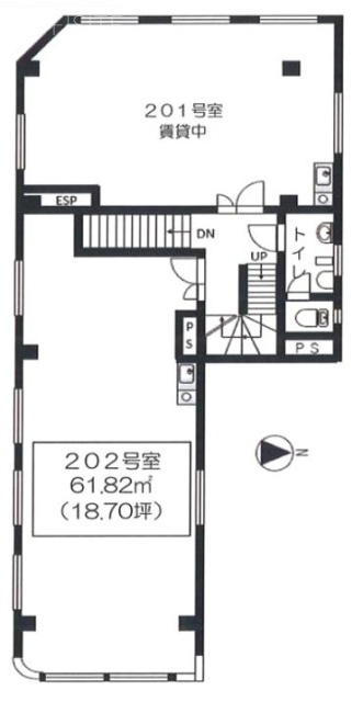 3510(サンコウドウ)ビル202 間取り図