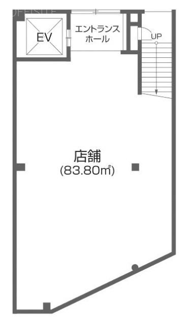 サンブライト上高田ビル1F 間取り図