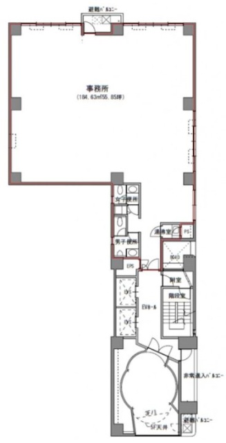 内神田東誠ビル3F 間取り図