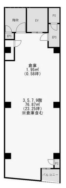 J-Grace新宿7F 間取り図