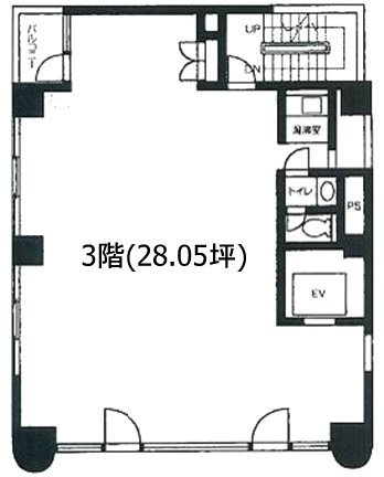 新光第5ビル3F 間取り図
