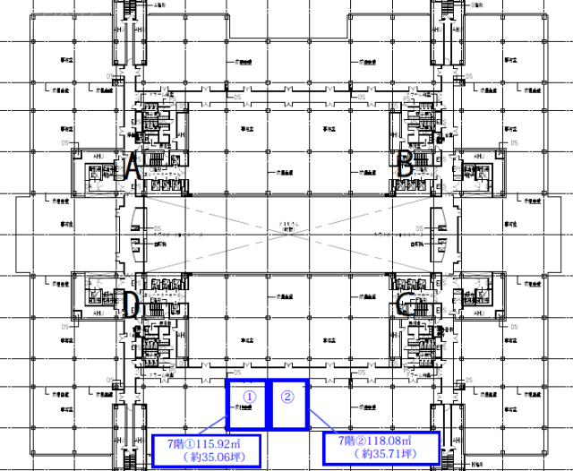 東京ファッションタウン(TFTビル東館)2 間取り図