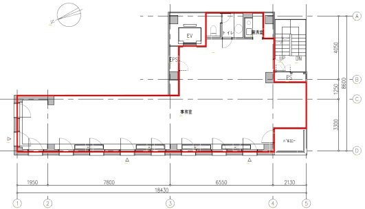 オオタケ第7ビル4F 間取り図