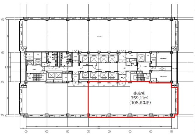 紀尾井町ビル南西 間取り図