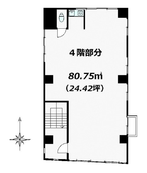 中村橋TKビル4F 間取り図