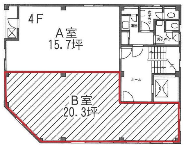 第2明治ビルA 間取り図