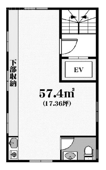 TB目白ビル5F 間取り図