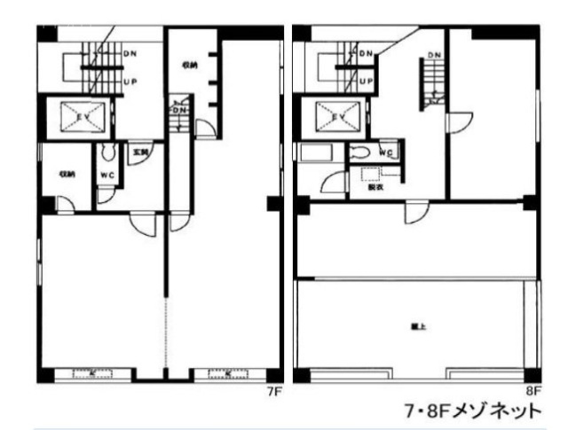 MIBビル7F~8F 間取り図