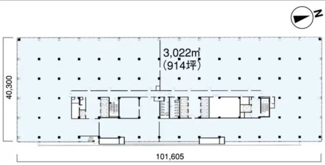 丸の内二丁目ビル8F 間取り図