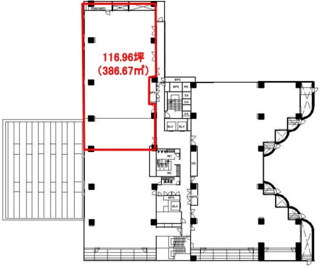 Daiwa赤坂ビル4F 間取り図