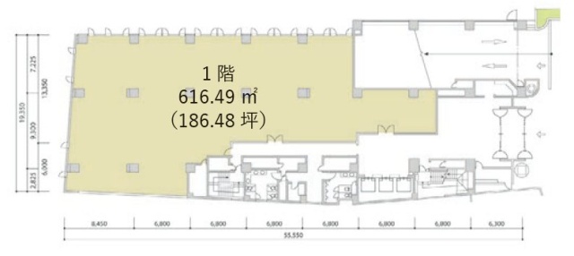 東急不動産恵比寿ビル1F 間取り図