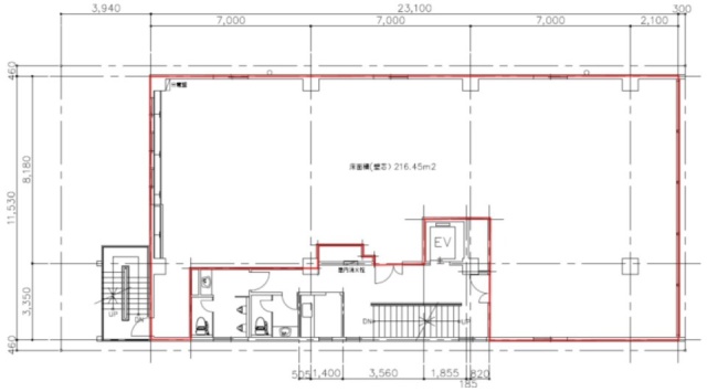 森川ビル6F 間取り図