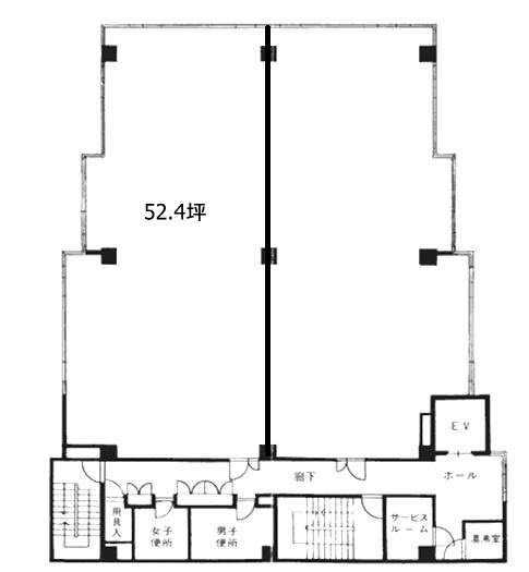 ヤダビルA 間取り図
